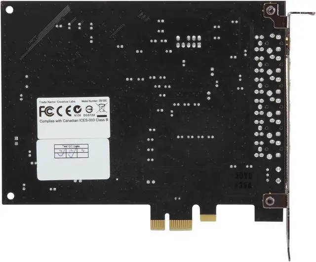 Alt view image 6 of 6 - Creative Sound Blaster Audigy PCIe RX 7.1 Sound Card with High Performance Headphone Amp