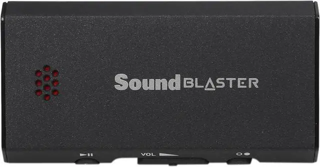 Alt view image 2 of 8 - Creative Sound Blaster E1 USB Sound Card and DAC with Powered Headphone Amp