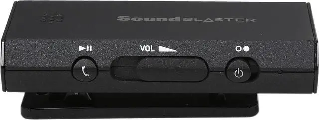 Alt view image 3 of 8 - Creative Sound Blaster E1 USB Sound Card and DAC with Powered Headphone Amp