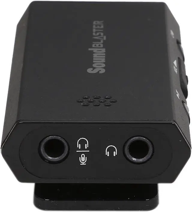 Alt view image 4 of 8 - Creative Sound Blaster E1 USB Sound Card and DAC with Powered Headphone Amp