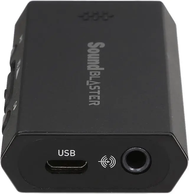 Alt view image 6 of 8 - Creative Sound Blaster E1 USB Sound Card and DAC with Powered Headphone Amp