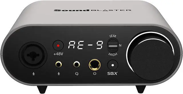Alt view image 9 of 16 - Creative Sound Blaster AE-9 Sound Card (Metallic Gray)