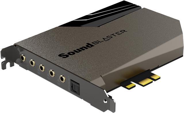 Creative Sound Blaster AE-7 Hi-Res Internal PCIe Sound Card, Quad-Core  Processor, 127dB DNR ESS SABRE-class 9018 DAC, Xamp Discrete Custom Bi-amp, 