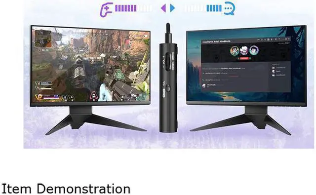 Alt view image 4 of 5 - Creative Sound Blaster G3 USB-C External Gaming USB DAC and Amp for PS4, Nintendo Switch, Ft. GameVoice Mix (Audio Balance for Game/Chat), Mic/Vol Control and Mobile App Control, Plug-and-Play