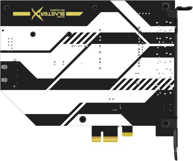 Alt view image 6 of 7 - Creative Sound BlasterX AE-5 Plus SABRE32-class Hi-res 32-bit/384 kHz PCIe Gaming Sound Card and DAC with Dolby Digital and DTS, Xamp Discrete Headphone Bi-amp, Up to 122dB SNR, RGB Lighting System