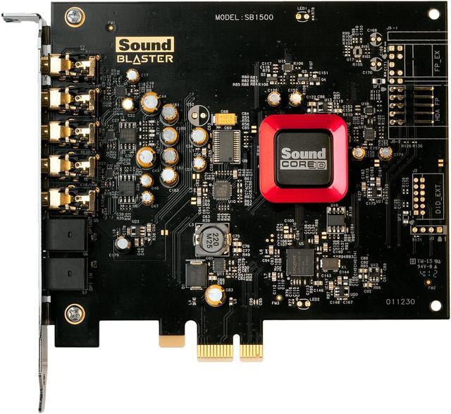 Alt view image 7 of 10 - Creative Sound Blaster Z SE Internal PCI-e Gaming Sound Card and DAC, 24-bit / 192 kHz, 116 dB SNR, ASIO, 600O Headphones Amp, Mic EQ, Discrete 5.1 / Virtual 7.1, Supports Dolby Digital Live, DTS