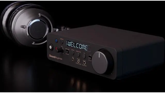 Alt view image 7 of 8 - Creative Sound Blaster X5 Hi-res External Dual DAC USB Sound Card - 7.1 Sound Channels - USB Type C - 120 dB - 3 Byte 192 kHz Maximum Playback Sampling Rate - USB - 1 x Number of Microphone