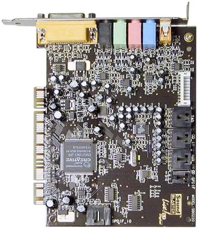 Alt view image 2 of 3 - Creative Sound Blaster Live 70SB022200000 5.1 Channels 16-bit 48KHz PCI Interface Sound Card - OEM