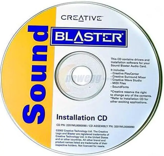 Alt view image 3 of 3 - Creative Sound Blaster Live 70SB022200000 5.1 Channels 16-bit 48KHz PCI Interface Sound Card - OEM