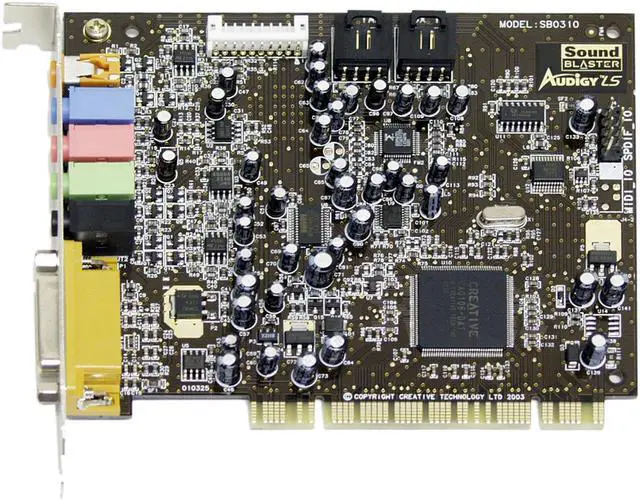 Alt view image 2 of 4 - Creative Sound Blaster Audigy LS SB0312 5.1 Channels 24-bit 96KHz PCI Interface Sound Card