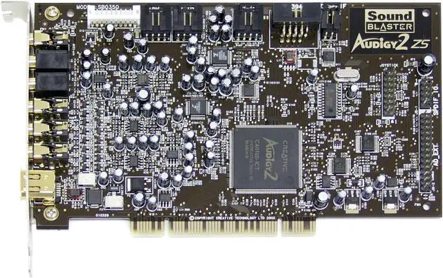 Alt view image 2 of 4 - Creative Sound Blaster Audigy2 ZS 70SB035000000 7.1 Channels 24-bit 192KHz PCI Interface Sound Card