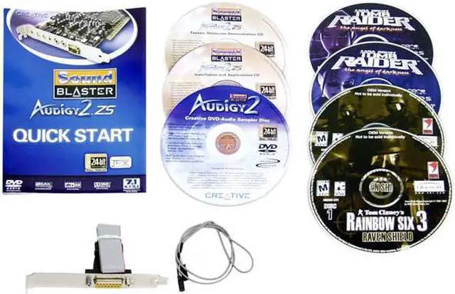 Alt view image 3 of 4 - Creative Sound Blaster Audigy2 ZS 70SB035000000 7.1 Channels 24-bit 192KHz PCI Interface Sound Card