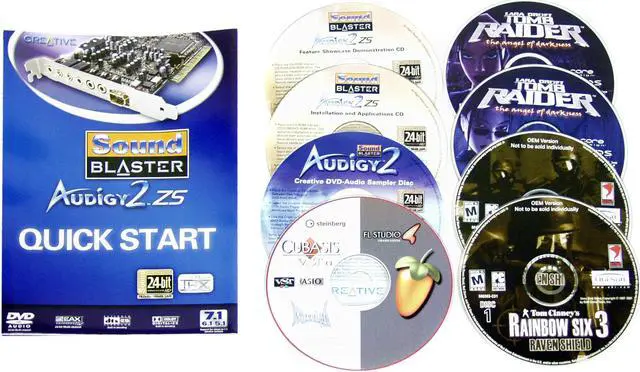 Alt view image 5 of 7 - Creative Sound Blaster Audigy2 ZS Platinum 7.1 Channels 24-bit 192KHz PCI Interface Sound Card