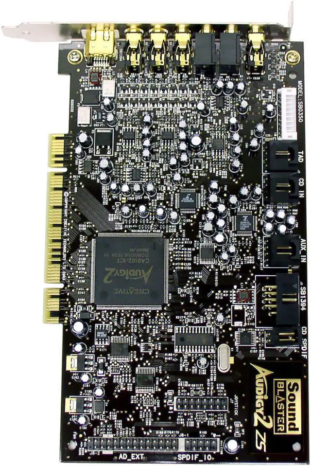 Alt view image 2 of 4 - Creative Sound Blaster Audigy2 ZS GAMER Limited Edition 70SB035000013 7.1 Channels 24-bit 192KHz PCI Interface Sound Card