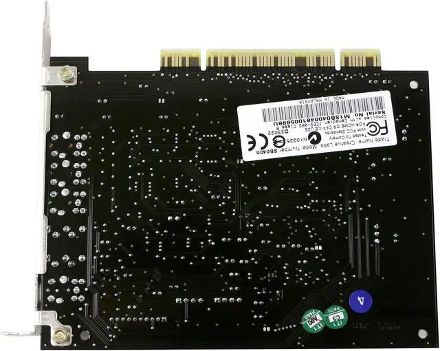 Alt view image 3 of 5 - Creative Sound Blaster Audigy 2 Value SB0400 7.1 Channels 24-bit 192KHz PCI Interface Sound Card