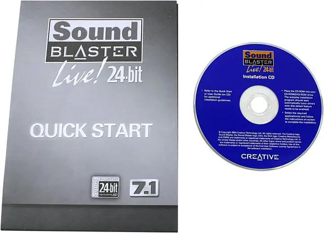 Alt view image 4 of 5 - Creative Sound Blaster Live! 24bit 70SB041000000 7.1 Channels 24-bit 96KHz PCI Interface Sound Card