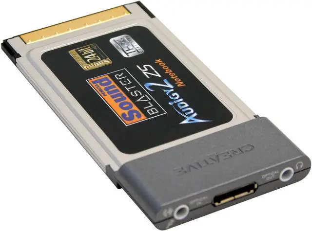 Alt view image 2 of 4 - Creative Sound Blaster Audigy 2 ZS Notebook PCMCIA Sound Card - OEM