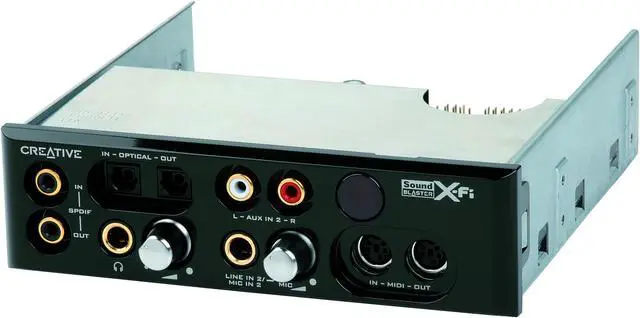 Alt view image 2 of 6 - Creative SOUND BLASTER X-Fi Fatal1ty FPS 7.1 Channels 24-bit 96KHz PCI Interface Sound Card
