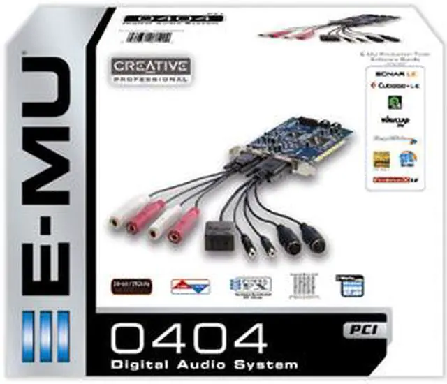 Main image of E-MU 0404 24-bit 192KHz PCI Interface Digital Audio System