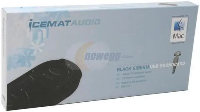 Alt view image 5 of 5 - iCEMAT Siberia 10065 Virtual 7.1 Channels USB Interface Black Sound Card