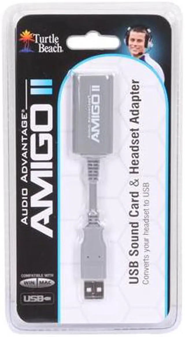 Alt view image 4 of 4 - Turtle Beach Audio Advantage Amigo II USB Interface Sound Card & Headset Adapter