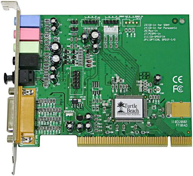 Alt view image 3 of 5 - Turtle Beach RIVIERA 5.1 Channels 24-bit 48KHz PCI Interface Sound Card