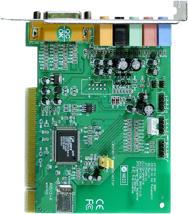 Alt view image 2 of 4 - CHAINTECH AV-512 5.1 Channels PCI Interface Sound Card