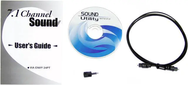 Alt view image 3 of 4 - CHAINTECH AV-710 7.1 Channels 24-bit 192KHz PCI Interface Sound Card
