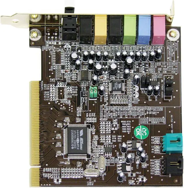 Alt view image 2 of 4 - CHAINTECH AV-710 7.1 Channels 24-bit 192KHz PCI Interface Sound Card
