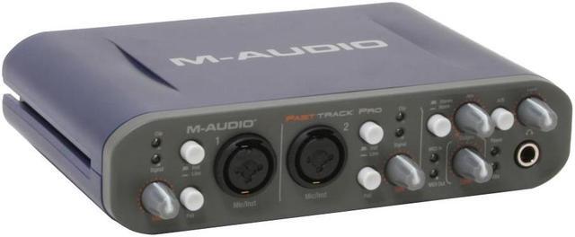 Main image of M-Audio Fast Track Pro 4 x 4 Mobile USB Audio/MIDI Interface with Preamps