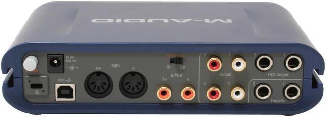 Alt view image 3 of 5 - M-Audio Fast Track Pro 4 x 4 Mobile USB Audio/MIDI Interface with Preamps