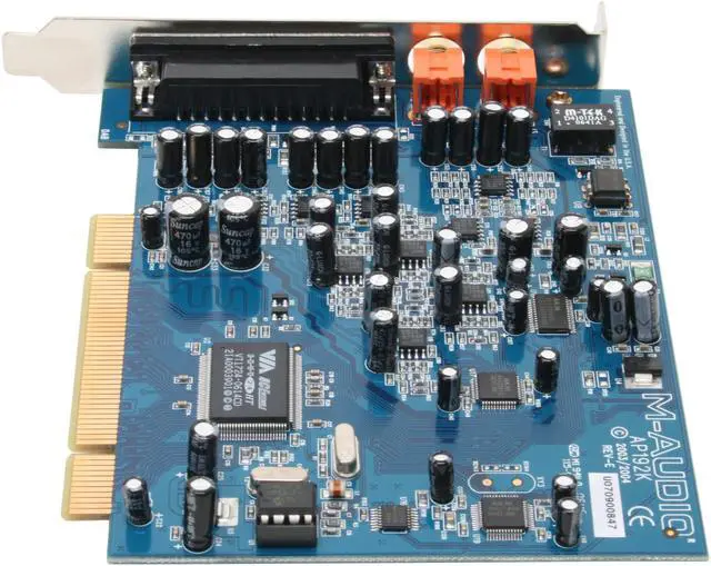 Alt view image 3 of 8 - M-AUDIO Audiophile 192 24-bit 192KHz PCI Interface High-Definition 4-In-4-Out Audio Card with Digital I/O and MIDI