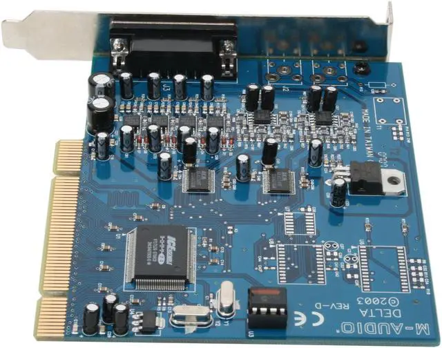 Alt view image 4 of 10 - M-AUDIO Delta 44 24-bit 96KHz PCI/Break Out Port Interface Professional 4-In-4-Out Audio Card