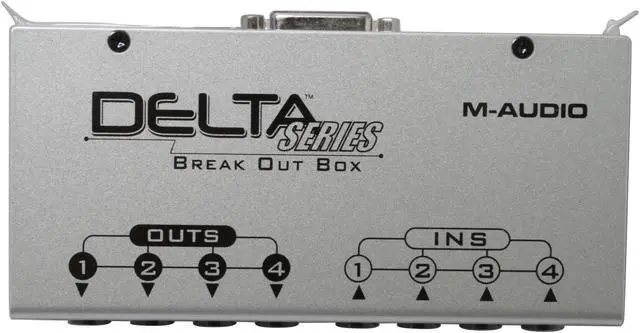 Alt view image 7 of 10 - M-AUDIO Delta 44 24-bit 96KHz PCI/Break Out Port Interface Professional 4-In-4-Out Audio Card