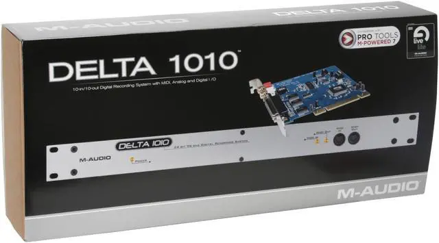 Alt view image 14 of 14 - M-AUDIO Delta 1010 24-bit 96KHz PCI Interface 10-In-10-Out PCI-Rack Digital Recording System with MIDI and Digital I-O
