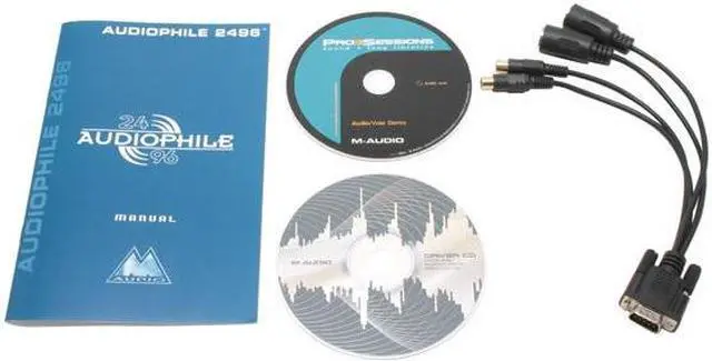 Alt view image 4 of 5 - M-AUDIO Audiophile 2496 24-bit 96KHz PCI Interface 4-In-4-Out Professional Audio Card with MIDI