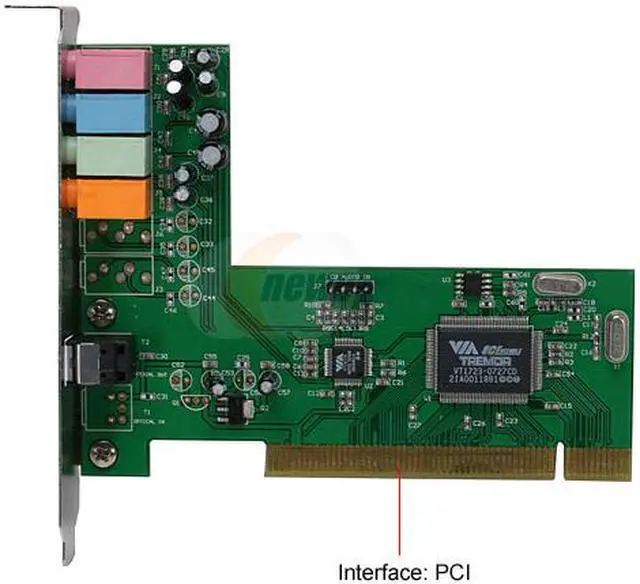 Alt view image 4 of 11 - PPA 1417v 4 Channels 16-bit PCI Interface Sound Card