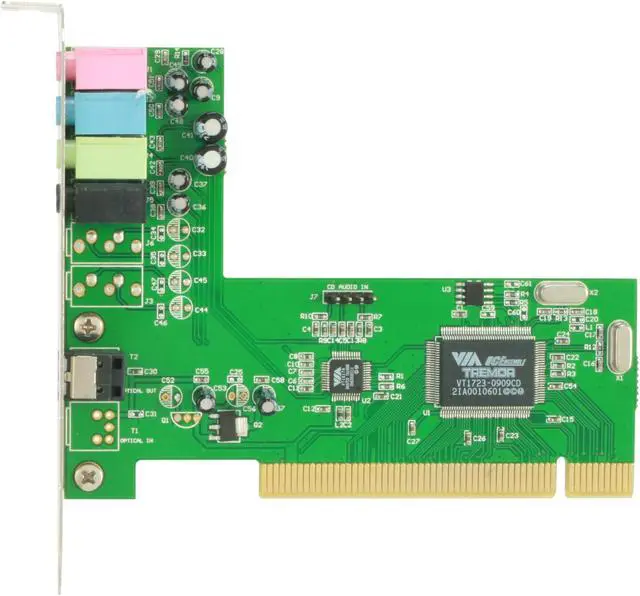 Alt view image 3 of 11 - PPA 1417v 4 Channels 16-bit PCI Interface Sound Card