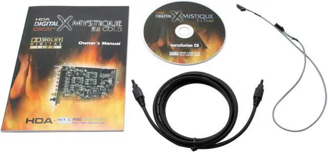 Alt view image 4 of 5 - AUZEN XMYSTIQUE7.1 7.1 Channels 24-bit 96KHz PCI Interface Sound Card