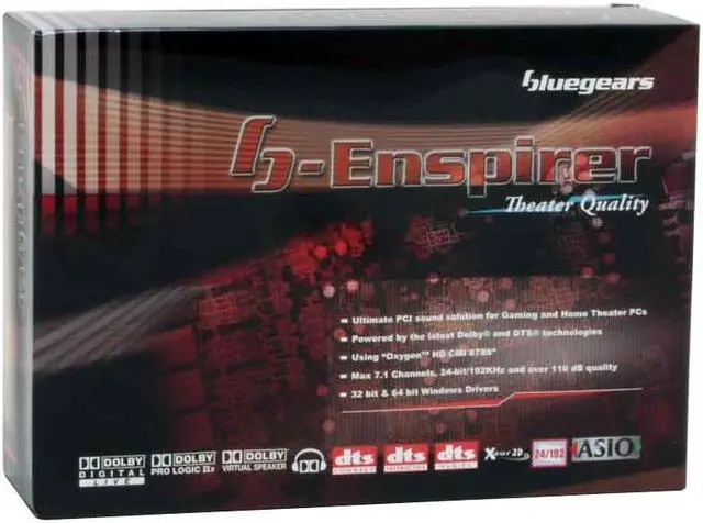 Alt view image 6 of 6 - bluegears b-Enspirer 7.1 Channels 24-bit 192KHz PCI Interface Sound Card