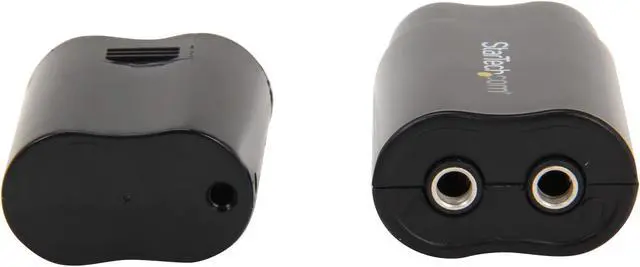 Alt view image 4 of 6 - StarTech.com ICUSBAUDIOB USB Interface Black Audio Adapter