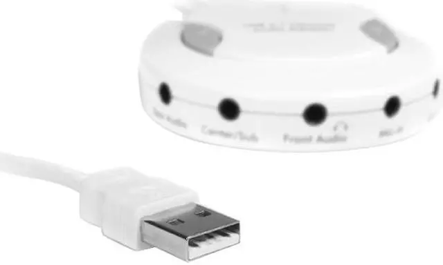 Alt view image 3 of 6 - StarTech.com USBAUDIO5CH 5.1 Channels 48KHz USB Interface Sound / Audio Adapter