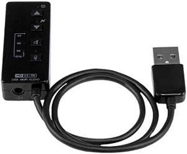 Main image of StarTech.com USB Stereo Audio Adapter External Sound Card with SPDIF Digital Audio and Built-in Microphone