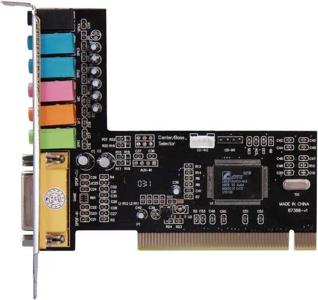 Alt view image 3 of 5 - SABRENT SND-P8CH 7.1 Channels 16/24bits 44.1k/48k/96KHz PCI Interface High-Performance Surround Sound