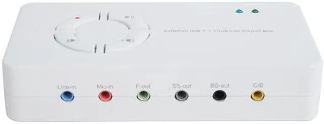 Alt view image 2 of 6 - GWC AA1570 7.1 Channels 48KHz USB Interface External USB 7.1 Channel Sound Box