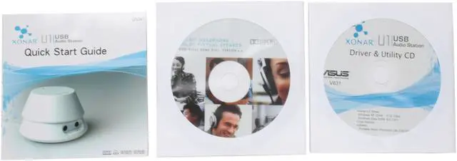 Alt view image 13 of 14 - ASUS 90-YAB600S-UAY00+ 5.1 Channels 48KHz USB Interface Xonar U1 Silver Audio Station