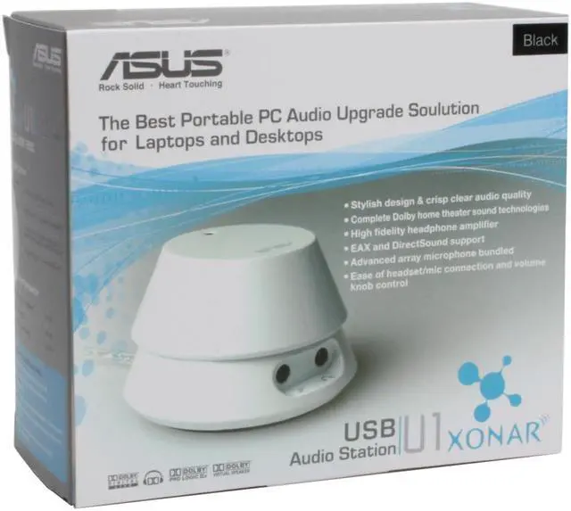 Alt view image 6 of 6 - ASUS Xonar U1 5.1 Channels 48KHz USB Interface Black Audio Station