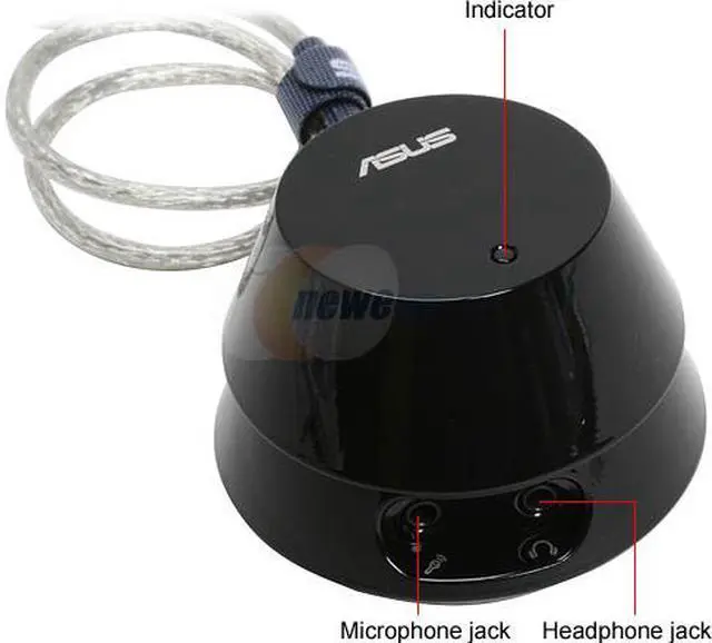 Alt view image 2 of 6 - ASUS Xonar U1 5.1 Channels 48KHz USB Interface Black Audio Station