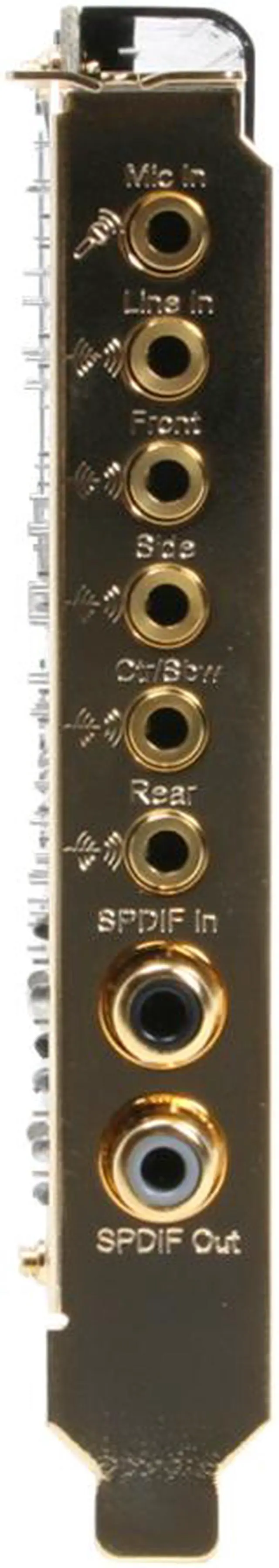 Alt view image 2 of 9 - ASUS Xonar D2X 7.1 Channels 24-bit 192KHz PCI Express x1 Interface Sound Card