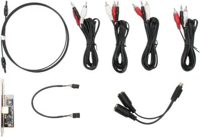 Alt view image 6 of 9 - ASUS Xonar D2X 7.1 Channels 24-bit 192KHz PCI Express x1 Interface Sound Card